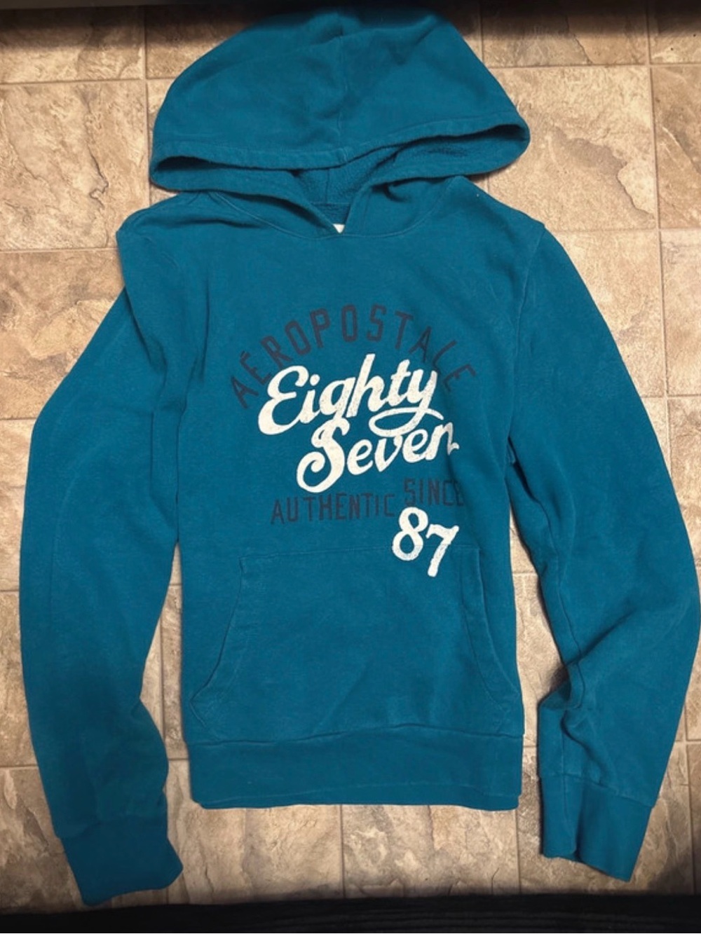 Y2K Blue Aeropostale Hoodie